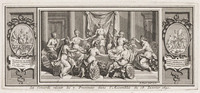 KG 12796
<br/>
Concordia verenigt de zeven Provinciën, 18-6-1651.
<br/>
<em>Picart, Bernard (1673-1733)</em>